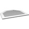 Ekena Millwork Octagonal Top Surface Mount PVC Gable Vent: Functional, w/ 3-1/2"W x 1"P Standard Frame, 36"W x 30"H GVPOT36X3001SF - alternate 2
